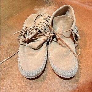 Women's Tan Broncy Donkey Moccasins